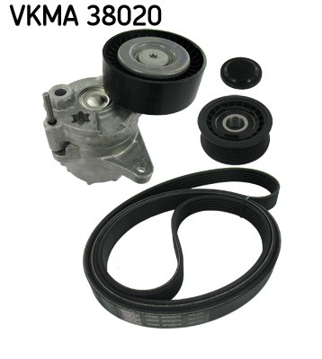 SKF VKMA 38020 V-Ribbed Belt Set for MERCEDES-BENZ