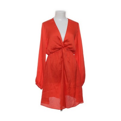 H&M, Kleid, Größe: L, Rot, Elasthan/Polyester, Einfarbig, Damen #mkY