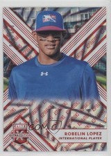 2018 Panini Elite Extra Edition Aspirations Red 85/150 Robelin Lopez #189 0b3