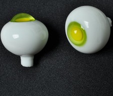 Good 8mm Green Yellow Glass BJD Eyes for OOAK BJD Doll