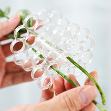 Spiral Flower Stem Holder Reusable Clear Flower Arrangement Spiral Holder