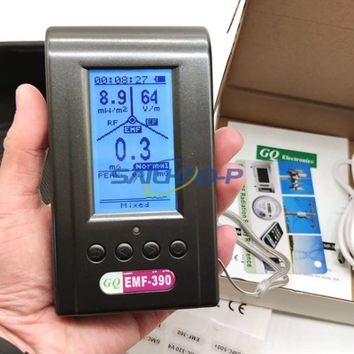 EMF Meter Advanced GQ EMF-390 Multi-Field Electromagnetic Radiation 3-in-1 EMF