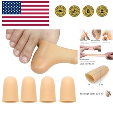 4 Pack Gel Toe Cap and Protector for Big Toe - Cushions and Protects, Toe Cov...