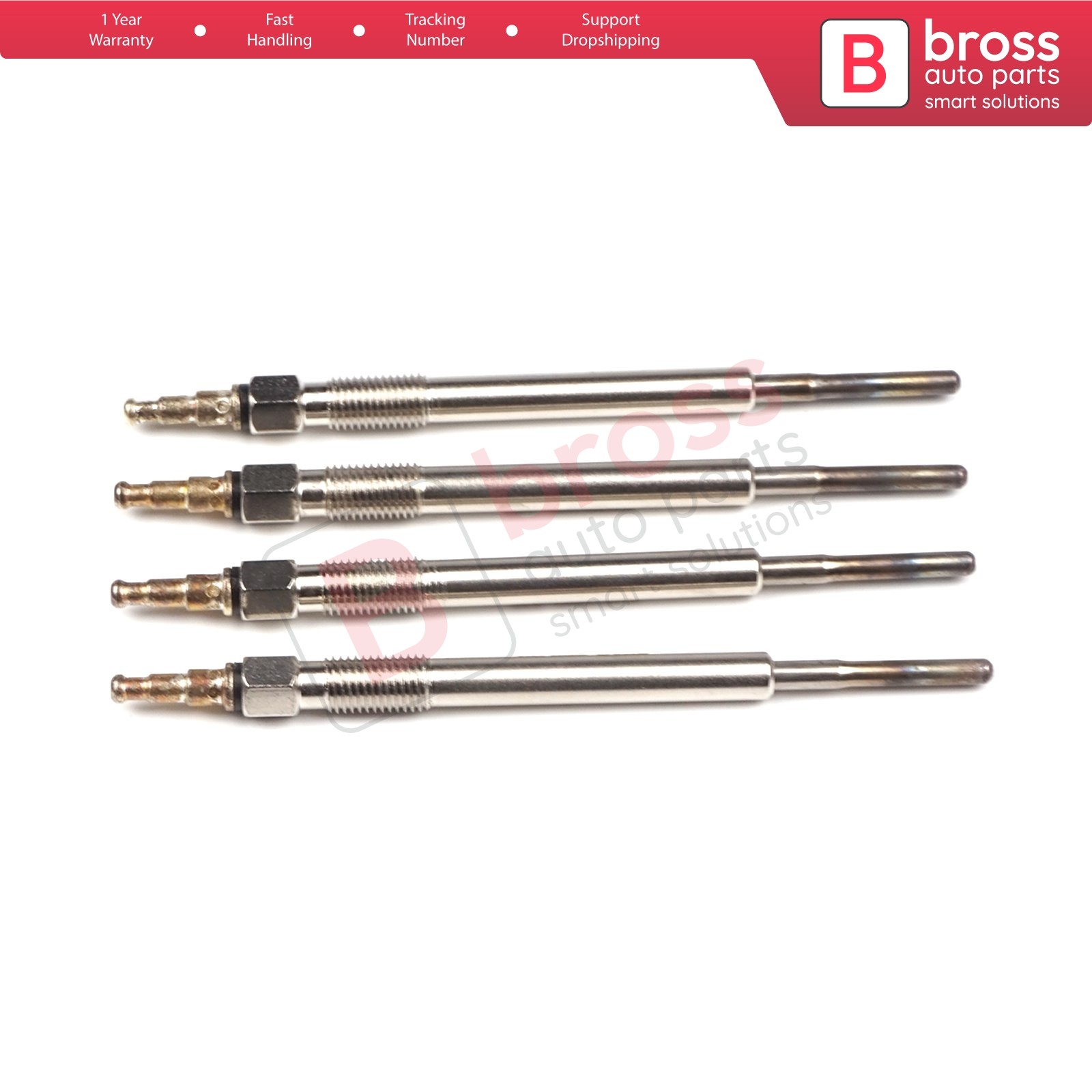 4X Heater Glow Plugs GX2117 N10579802 for VW Skoda Seat Audi Chrysler Dodge Jeep