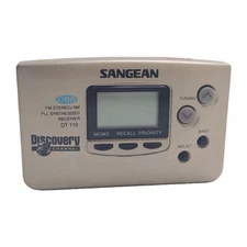 Sangean Discovery Channel Digital AM/FM Stereo Pocket Radio DT-110 with Cover