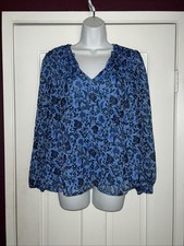 Old Navy Women’s Tops Sz Medium Paisley Long Sleeves Lined Tunic 