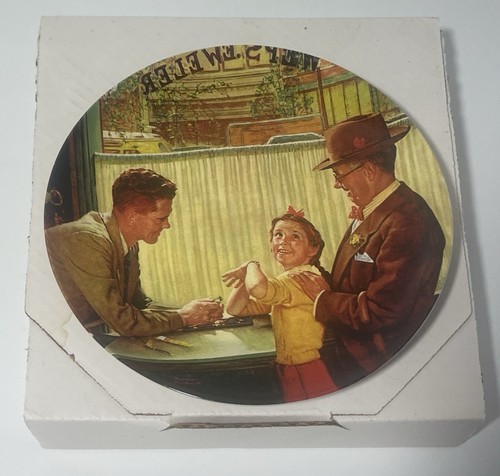 2011 Norman Rockwell Heritage THE JEWELRY SHOP Ltd Ed Plate Box & COA - Picture 8 of 8