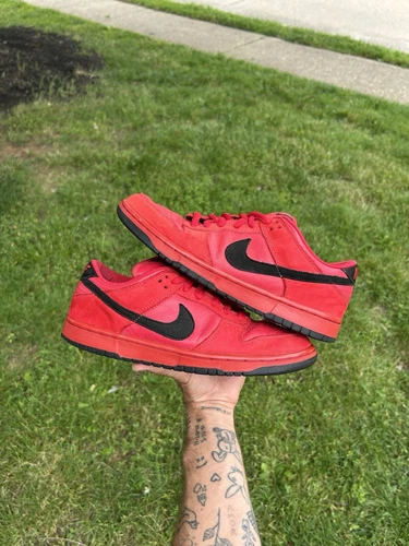 Size 9.5 - Nike Dunk Pro SB Low True Red Rare Og