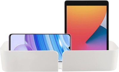 Home-X Floating Wall Organizer with Slit for Phone Charger, Easy Small 