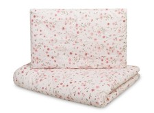 Children's 2-Piece Cotton Bedding Set, Bloom Pink, 100 x 135 cm Sensillo