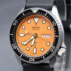 Vintage 1982 [EXC+5] SEIKO 7548-700C Diver's 41mm Orange Dial 150m QZ Mens Watch