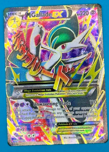 M Gallade EX - 100/108 - Full Art Ultra Rare - Roaring Skies - Pokemon Card