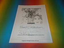 Klaus Voormann The Beatles  signed signiert autograph Autogramm auf 20x28 Foto