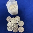 1955-D WASHINGTON SILVER QUARTER ROLL ~ BU ~BEAUTIFUL COINS~