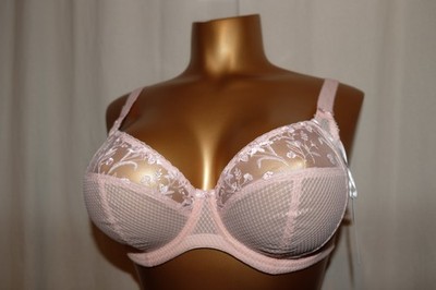 ELOMI eleganter Plunge Bügel BH CHARLEY 4380 Mesh & Tüllspitze ballet pink NEU