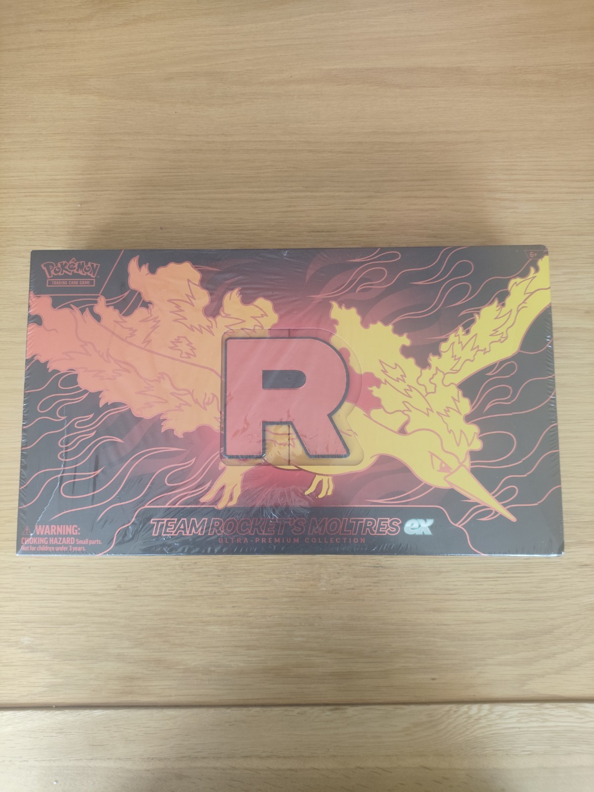 Pokemon TCG Team Rocket’s Moltres ex Ultra Premium Collection UPC Factory Sealed