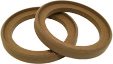 1 Pair of 6.5" MDF Speaker Mounting Spacer Recessed Fiberglassing Rings