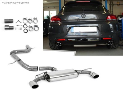 Duplex Racing System (With Sound-Pipe) VW Scirocco 3 2.0l With R-Rear Per 115x85