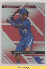2022 Upper Deck Goodwin Champions Platinum Rainbow Red Armando Cruz READ 8me