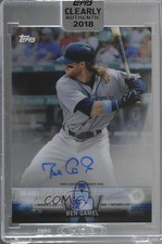 2018 Topps Clearly Authentic Salute Father's Day Ben Gamel #CASA-BG Auto 6fs