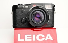 Leica M6 Classic Black w/35mm f/2 Summicron-M V4 11310 KING OF BOKEH" Lens Set
