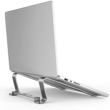 BSL901G Laptop Stand, MacBook, Aluminum Cooling, Ergonomic Riser Holder, Desk