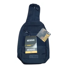 Highland Tactical Rex EDC Crossbody Sling Bag Molle Webbing Dark Navy