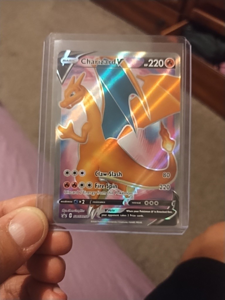 Charizard V (Full Art) SWSH050 Black Star Promo NM