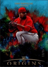 2022 Panini Chronicles #OA-TS Tony Santillan Origins Signatures Holo Gold #/25