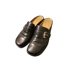 Naturalizer Black slip on mules size 8