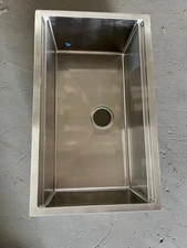 30 Inch Undermount Workstation 16 Gauge Stainless Steel Single Bowl Kitchen Sink