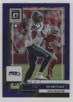2022 Panini Donruss Optic Purple Prizm 9/50 DK Metcalf #178 1s4u