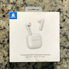 Timekettle M2 Translator Bluetooth Earbuds w/ Charging Case White