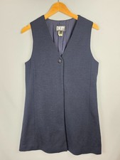 Vintage DKNY Donna Karan Wool Blend Sleeveles...