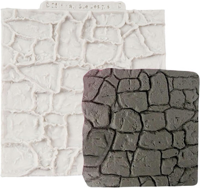 Rock Texture Silicone Lace Mold Brick Wall Texture Fondant Molds Stone Texture M