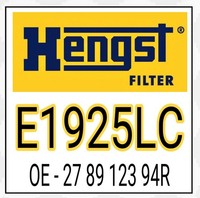 Hengst E1925LC01 Innenraumfilter Pollenfilter FüR Renault Espace Iv (JK0/1)