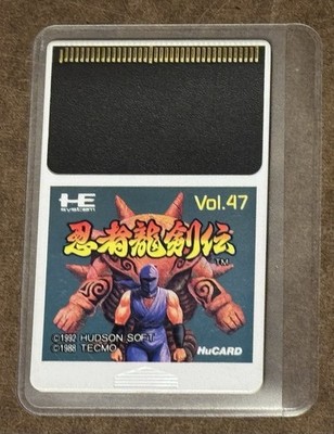 PC Engine Ninja Ryukenden (Ninja Gaiden) HuCard Japan Import US Seller TESTED