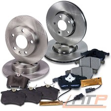 BREMSSCHEIBEN + BREMSBELÄGE VORNE + HINTEN FÜR AUDI A4 B6 8E BJ 00-03