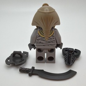 LEGO Pharaoh's Quest MUMMY WARRIOR Minifigure Sword & Scarab Shield 7325/853176