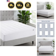 ComfortSure Queen Mattress Cover, Fitted Pillow Top Mattress Pad, Super Soft ...