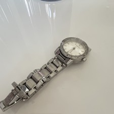 BURBERRY Women’s Dress Quartz Analogue Watch, Steel Bracelet, White Dial 34mm