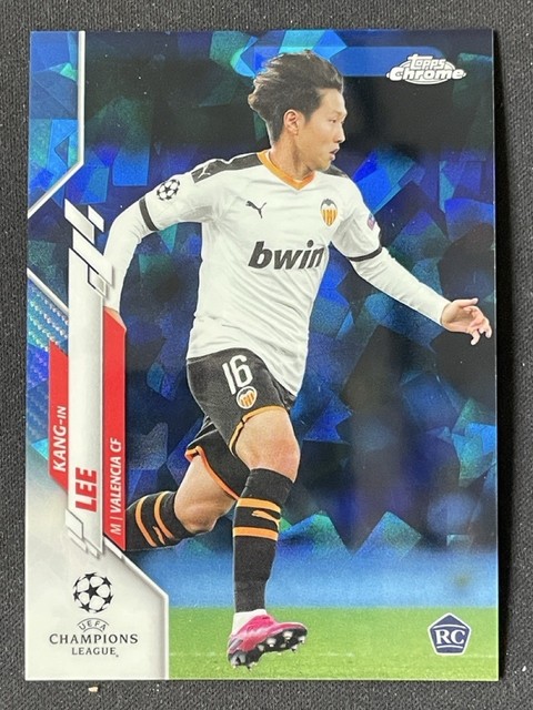 Kang-In Lee 2019-20 Topps Chrome Sapphire UCL Base RC #99