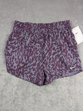 Nike Dri-FIT Youth Girls Shorts Size Large Purple Standard Fit Active Sports