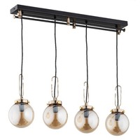 HäNgelampen Modern Antikes Gold Bernstein Schwarz IP20 4X40W/E14