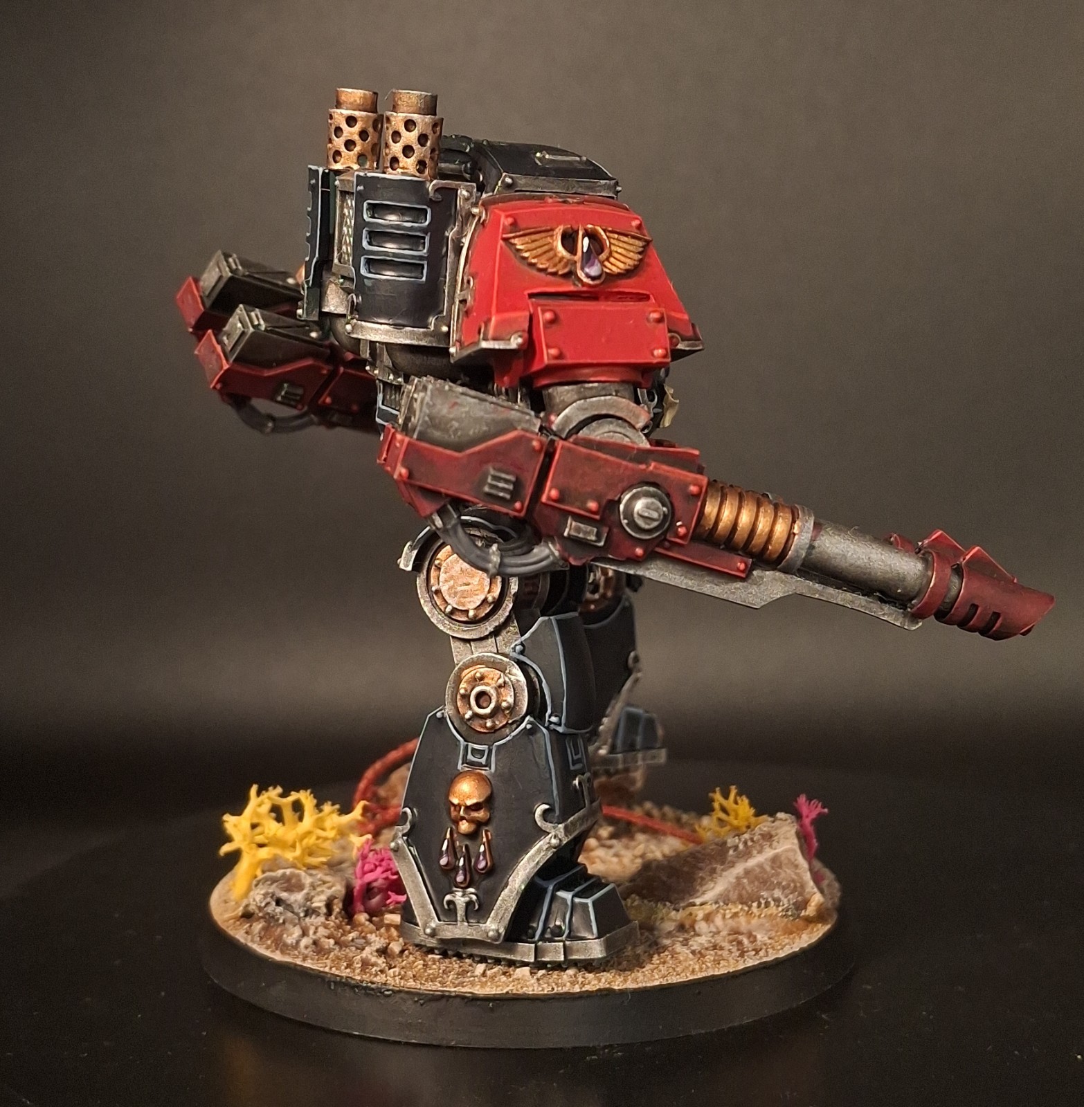 Blood Angels Contemptor Dreadnought, Warhammer 40K, Games Workshop ...