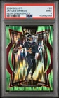2024 Panini Select - Concourse Jayden Daniels Neon Green Shock Prizm /599 PSA 9