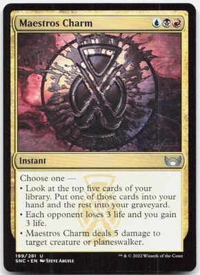 Maestros Charm 199 NM Streets of New Capenna Uncommon Magic: The Gathering