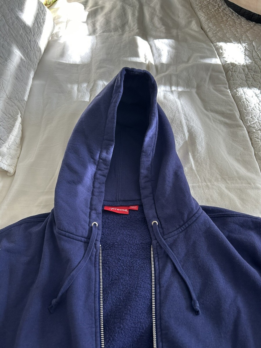 Supreme x Thrasher Skate Logo Zip Up Hooded Sweatshirt Size Supreme x Thrasher Skate Logo Zip Up Hooded Sweatshirt Size