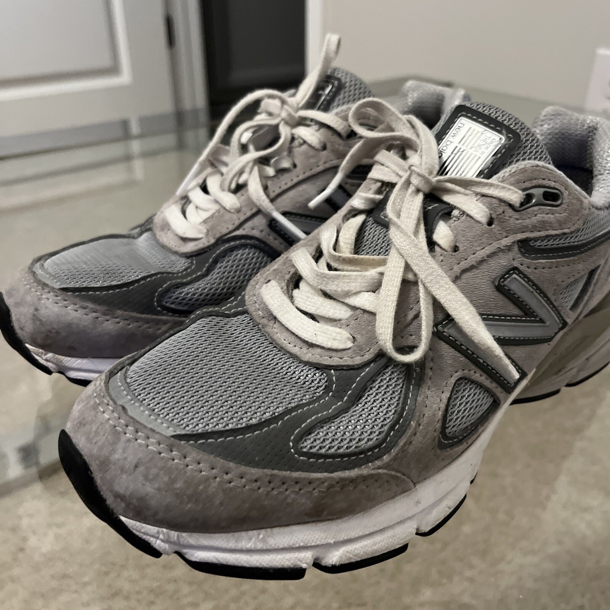 New Balance 990 ベルト付きスニーカー グレー NEW BALANCE 990 | スニーカー グレー レディース | YOOX