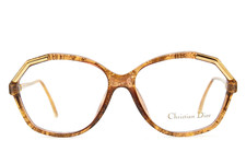    Vintage CHRISTIAN DIOR Glasses 2518 Oval Frame Turtle 80s  Women
